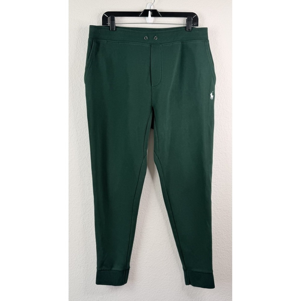 Polo Ralph Lauren Men's Sweatpants Jogger Pants XL Green Pony Athleisure Preppy